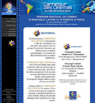 festival de cinéma d'Amérique latine et d'Europe à Paris