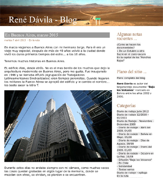 René Dávila - Blog