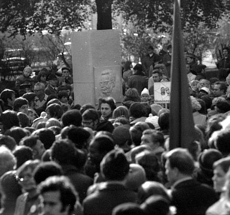 monumento Salvador Allende. Dresde, 1973