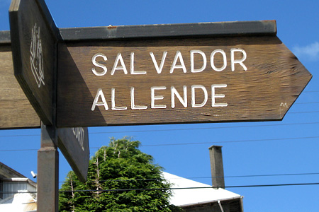 avenida Salvador Allende en Ancud, Chiloé