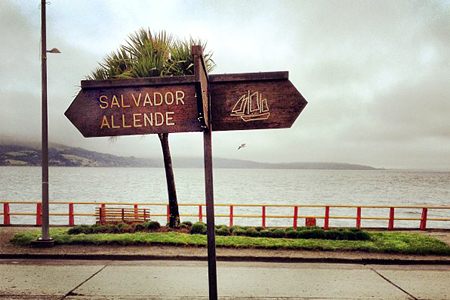 avenida Salvador Allende en Ancud, Chiloé