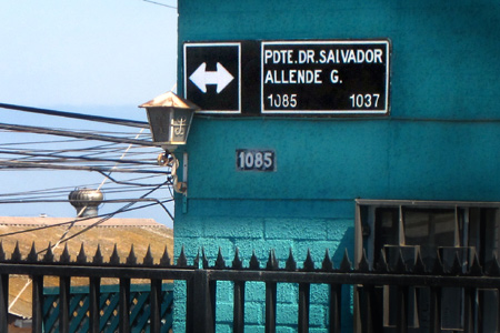 calle presidente Salvador Allende - San Antonio, Chile