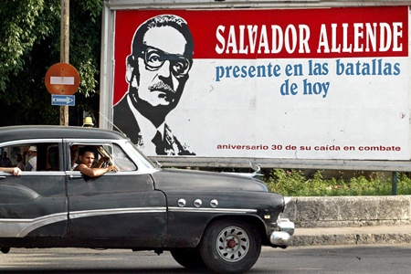 Salvador Allende. La Habana, Cuba