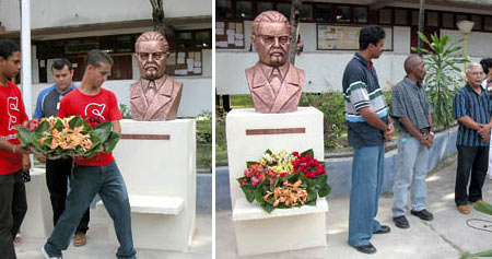 Salvador Allende. Santiago de Cuba