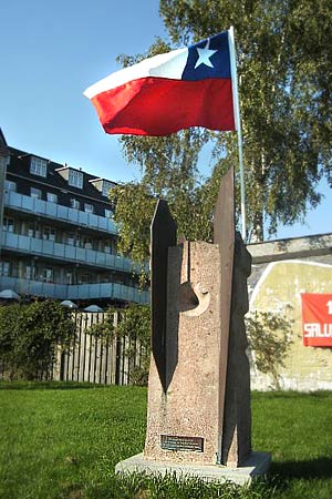 Monumento Salvador Allende. Copenhague. Dinamarca