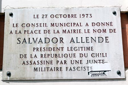 plaza Salvador Allende. Bagnolet, Francia