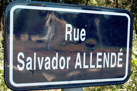 calle Salvador Allende, Dives-sur-Mer. Francia