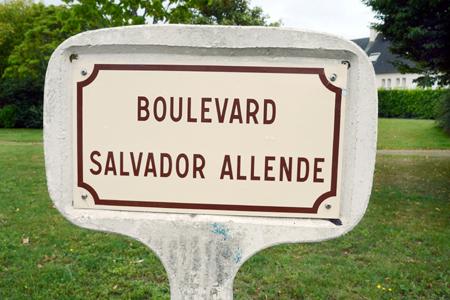 boulevard Salvador Allende. Douarnenez, Tréboul. France