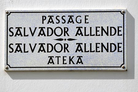 passage Salvador Allende. Hendaye