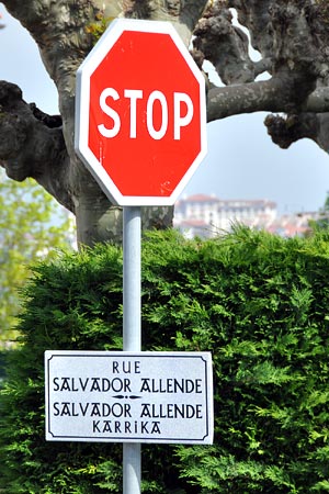 rue - karrika Salvador Allende. Hendaya