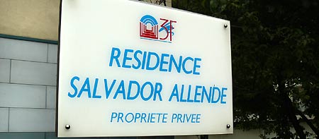 Salvador Allende. L'Île-Saint-Denis. Francia