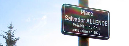 plaza Salvador Allende. Longuyon, Francia
