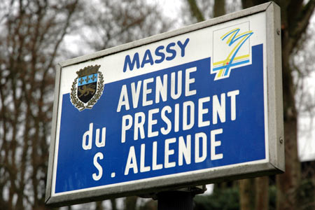 avenida Salvador Allende. Massy, Francia - Salvador Allende en el mundo