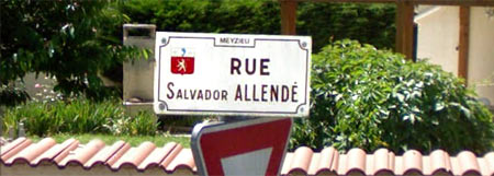 rue Salvador Allende. Meyzieu, France