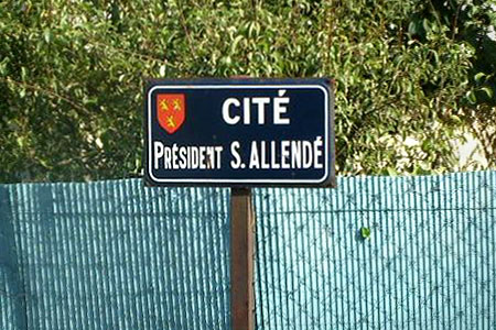 Cité Salvador Allende. Montignac. Salvador Allende en el mundo