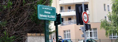 Avenue Salvador Allende. La Norville. France