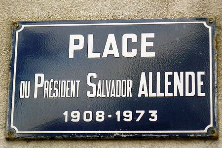 place Salvador Allende. Pierrefitte-sur-Seine, France