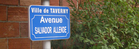 Avenue Salvador Allende. Taverny, France