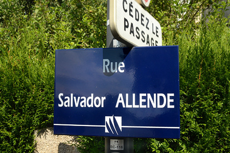 Salvador Allende en el mundo. Thiers, Francia