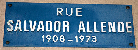 rue Salvador Allende. Tronville-en-Barrois. France