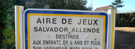 place Salvador Allende. Vierzon, France