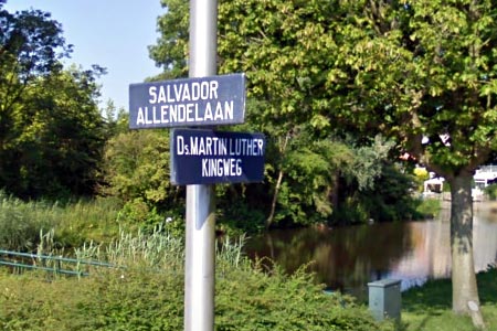 avenida Salvador Allende. Purmerend, Holanda. Allende en el mundo 