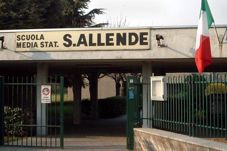 Salvador Allende. Senago, Italia