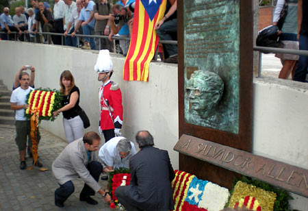 Monumento a Salvador Allende. Barcelona