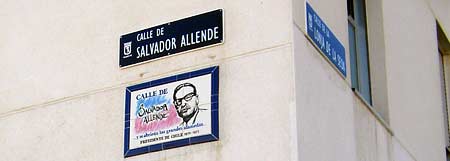 Salvador Allende. Madrid, España