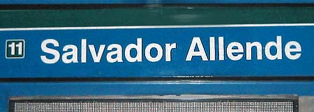 Salvador Allende. Metro de Madrid